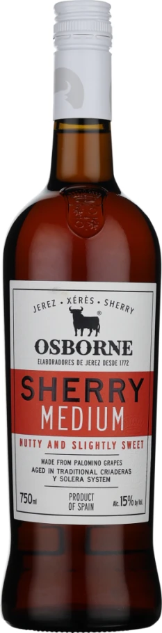 OSBORNE SHERRY MEDIUM DRY 75CL
