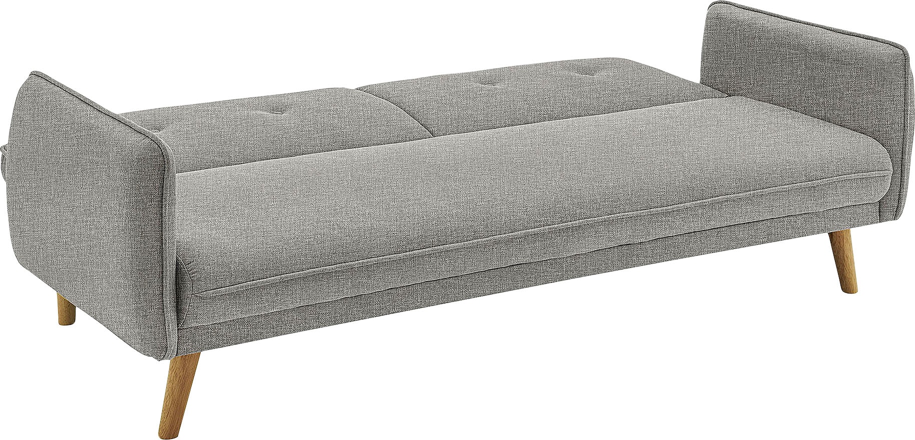 SalesFever Schlafsofa »Komfortables Linköping Schlafsofa« mit Knopfheftung im Rücken und Schlaffunktion, Breite 188 cm