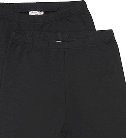 Minymo Leggings - 2-pak - Anthracite