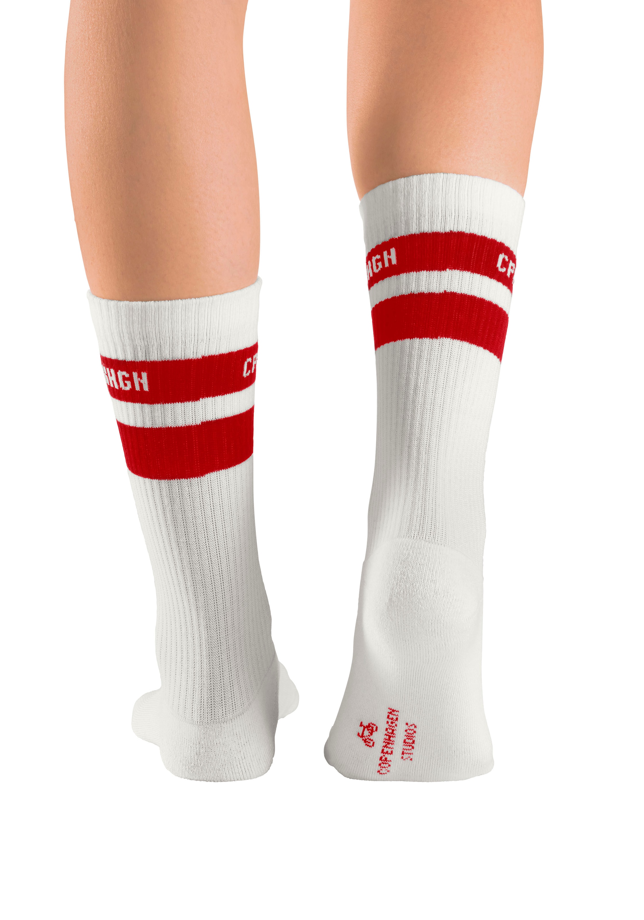Copenhagen Studios Tennissocken Packung, 3 Paar tlg. mit Streifendesign und Vollfrottee