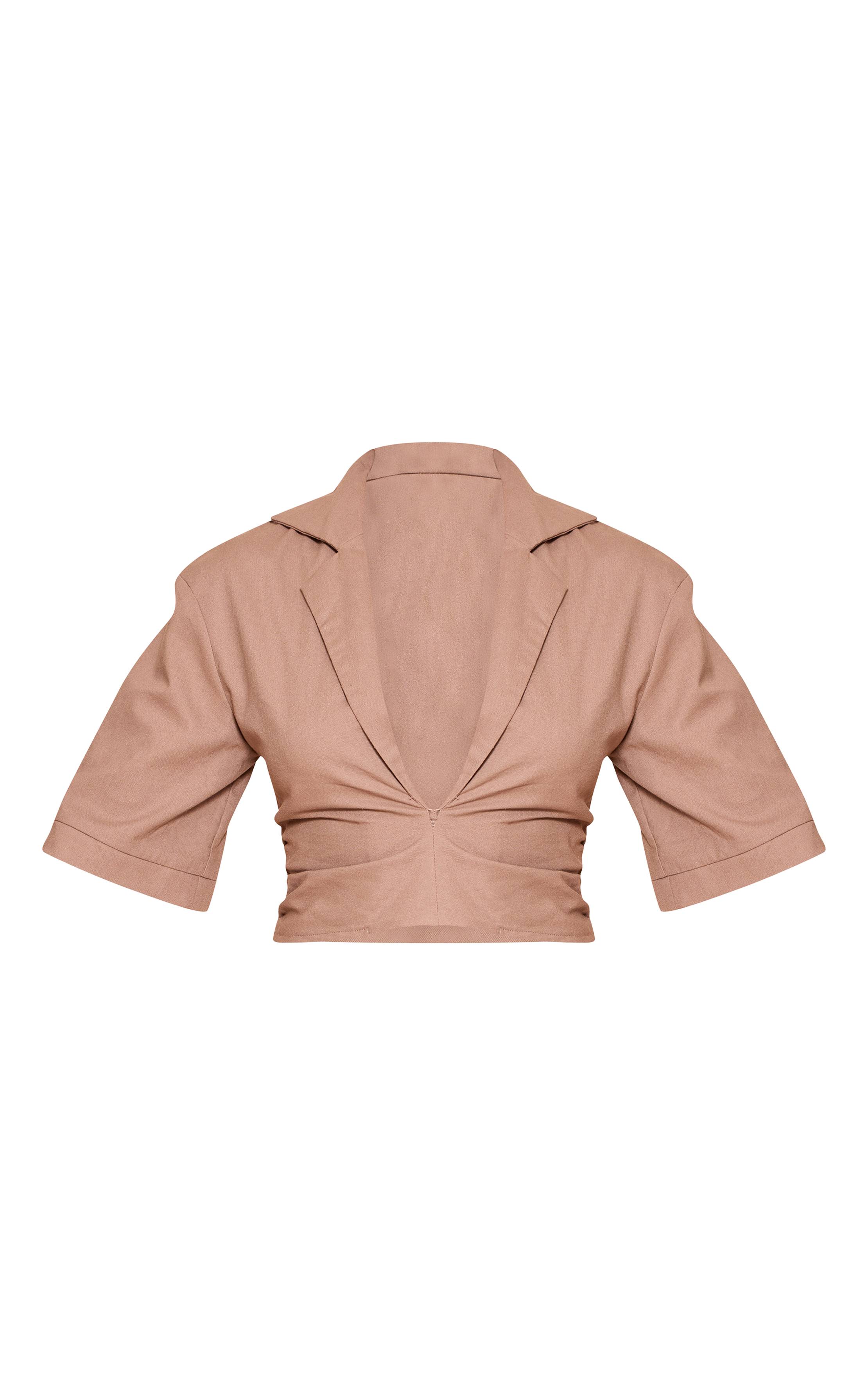 Champignon Chemise Courte Tissée Légère