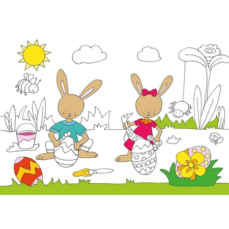 Tessloff Mein buntes Malbuch Ostern. 1, 2, 3… Oster-Malerei