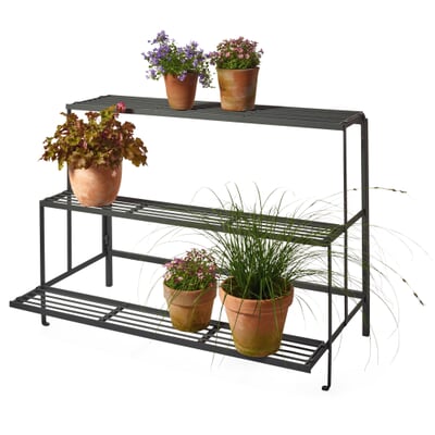 Faltbare Blumenbank Stahl