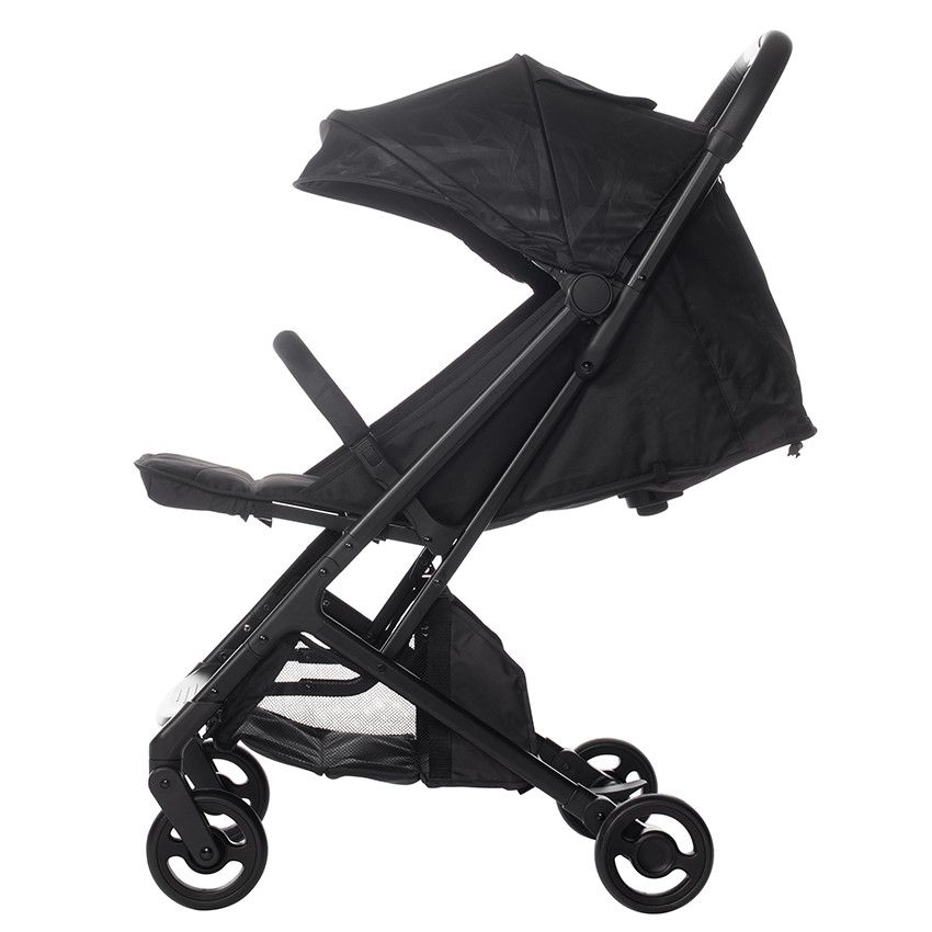 Poussette compacte Aria Basic - Noire - Ecru