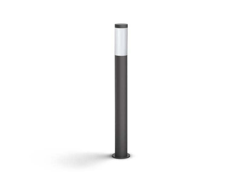 Philips Sockelleuchte Utrecht, 80 cm, 20W, E27, Anthrazit Wegeleuchte für den Aussenbereich