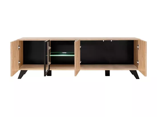 Meuble TV NIELSEN – 160 cm avec éclairage LED intégré