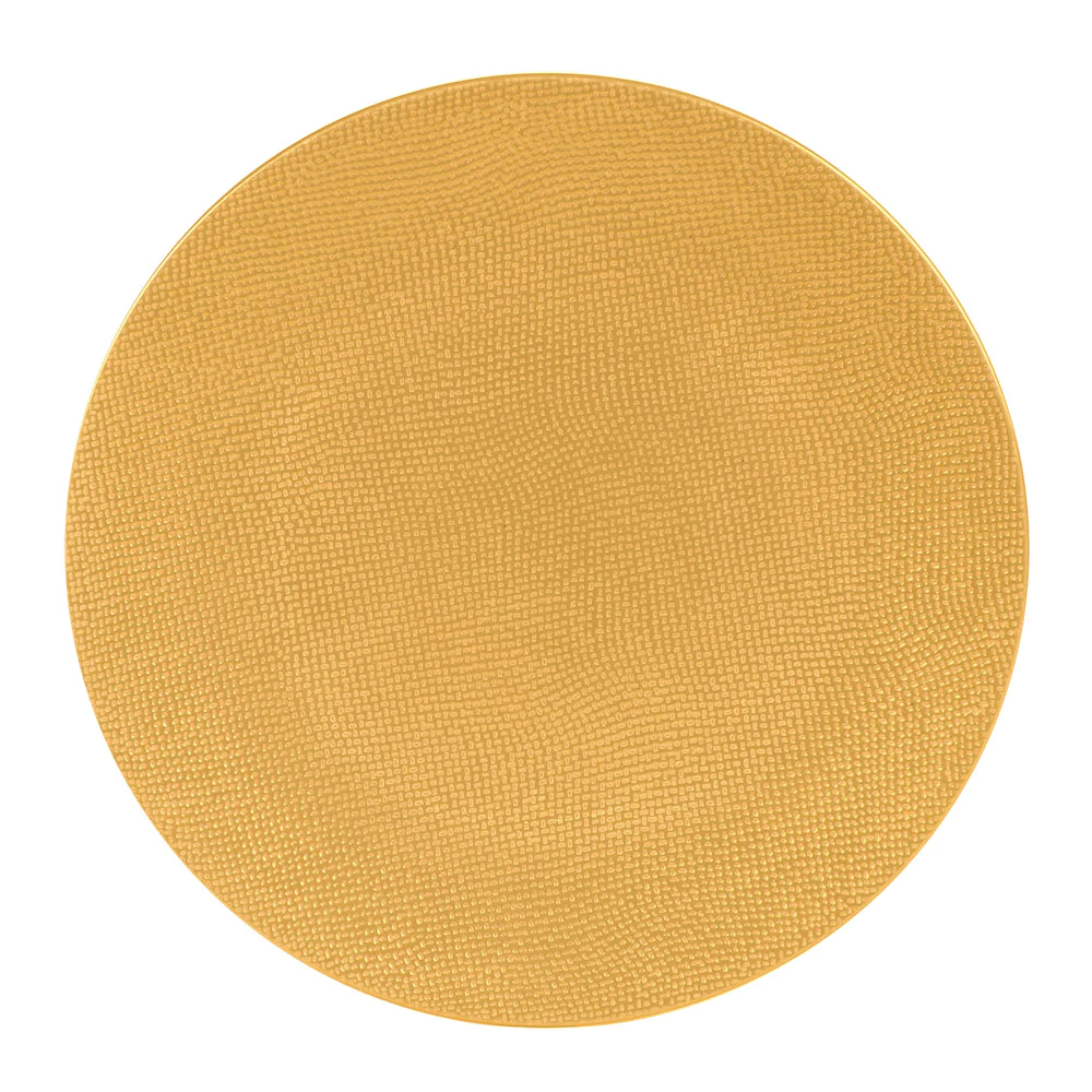 Assiette plate Vésuvio safran 27 cm (lot de 6) Table passion
