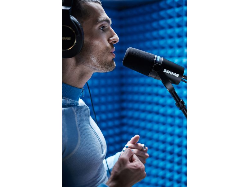 Shure Mikrofon MV7  Schwarz Podcast-Mikrofon