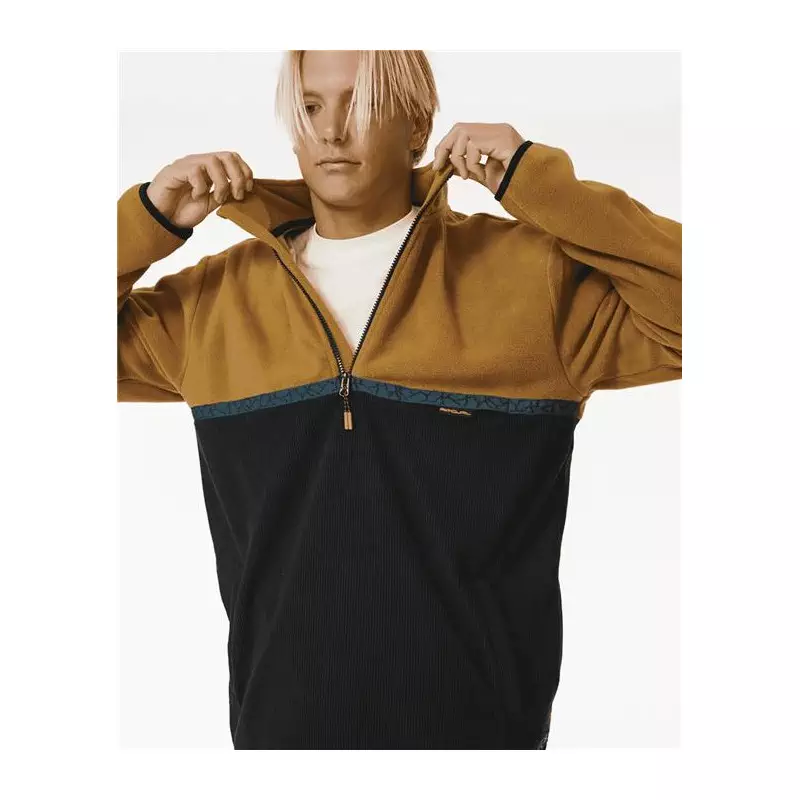 Sweat RIPCURL Journey Polar Fleece Crew Black