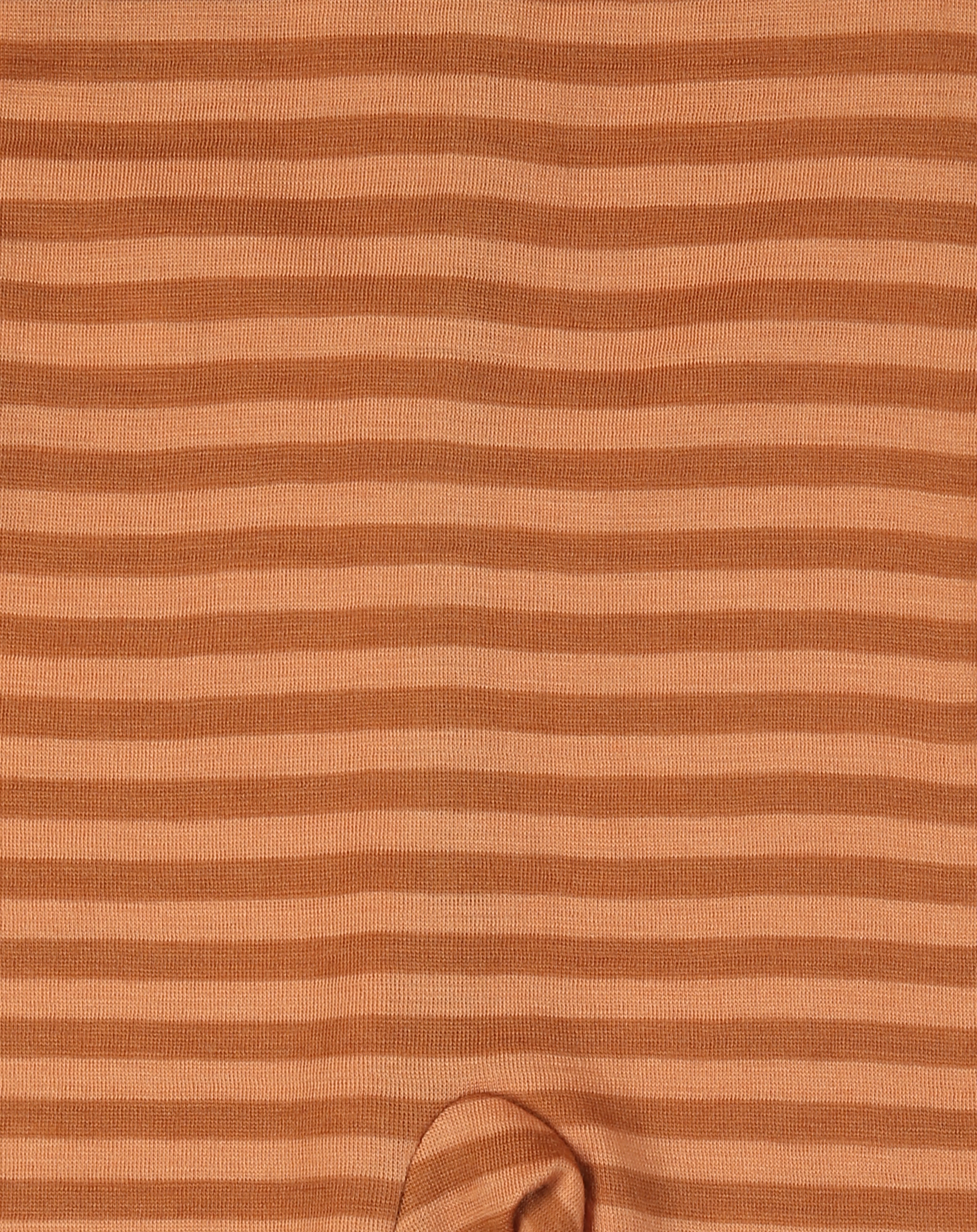 Strampler 618 - STRIPE ohne Fuß in copper
