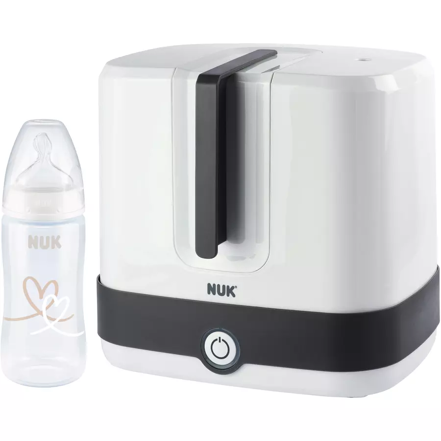 NUK Dampfsterilisator Vario Express inkl. First Choice⁺ Flasche, 300 ml