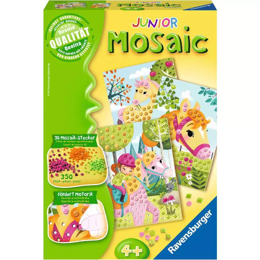 Ravensburger Mosaic Junior Horses bunt