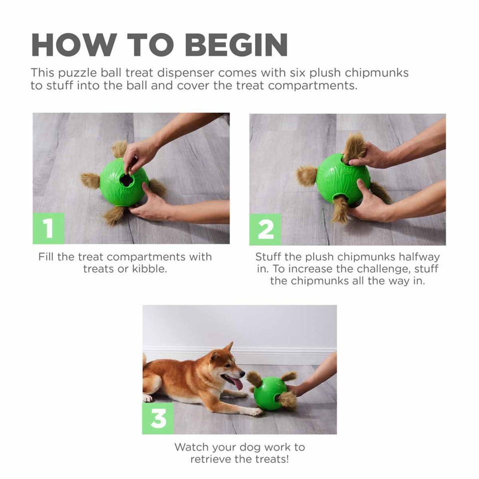 OUTWARD HOUND - Dog Snuffle N' Treat Ball