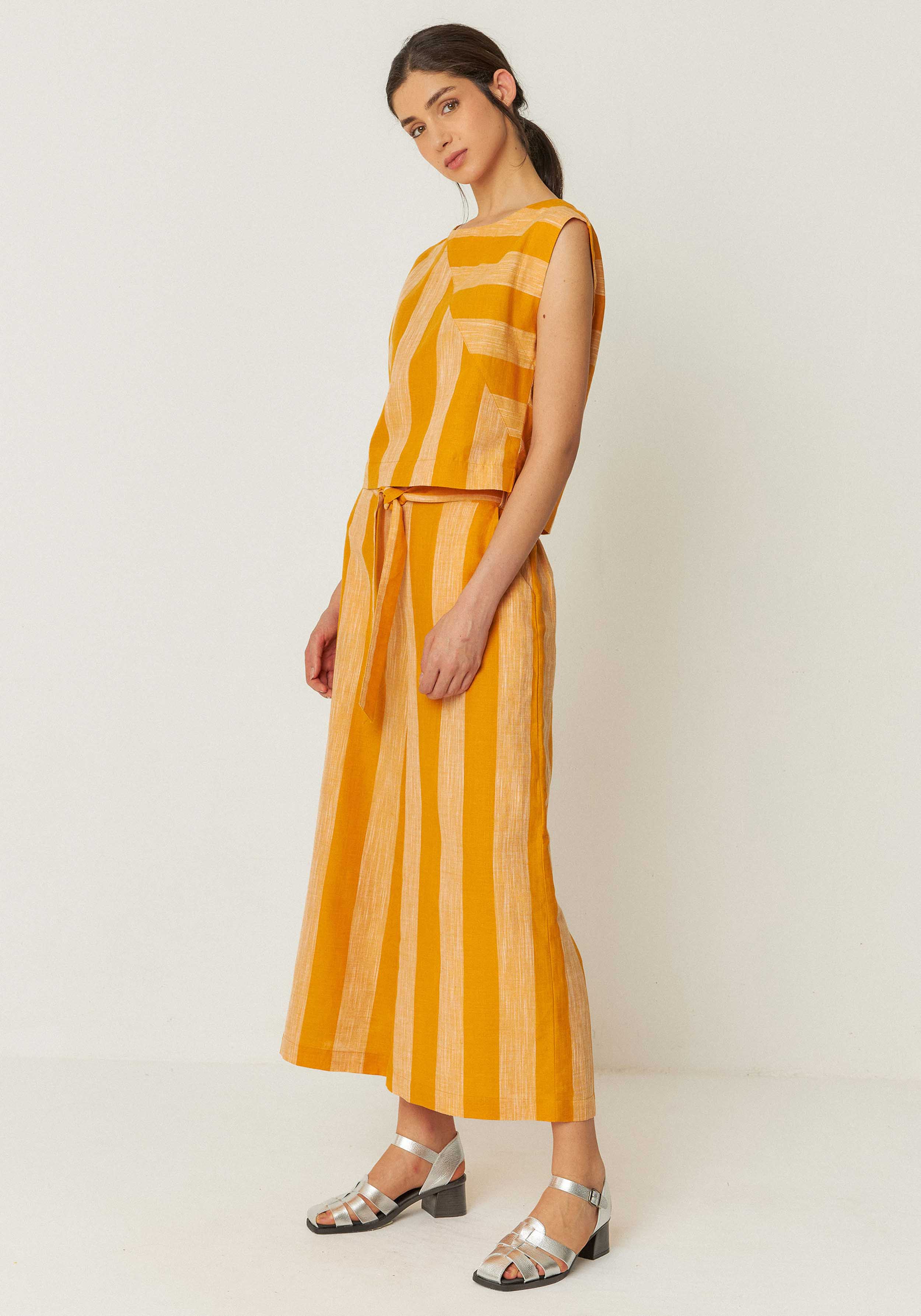 SKFK Leinentop Lesia Stripes