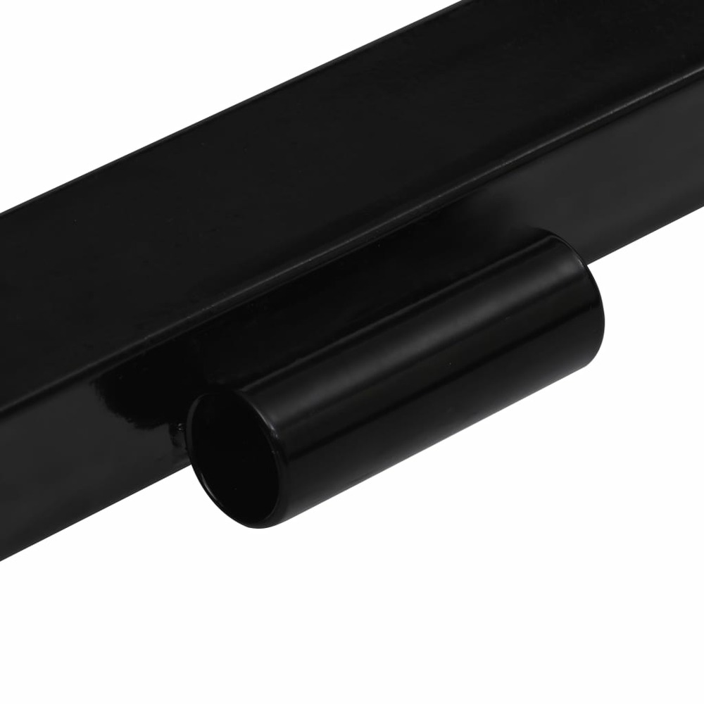 Adaptateur de chasse-neige pour tondeuse à gazon noir