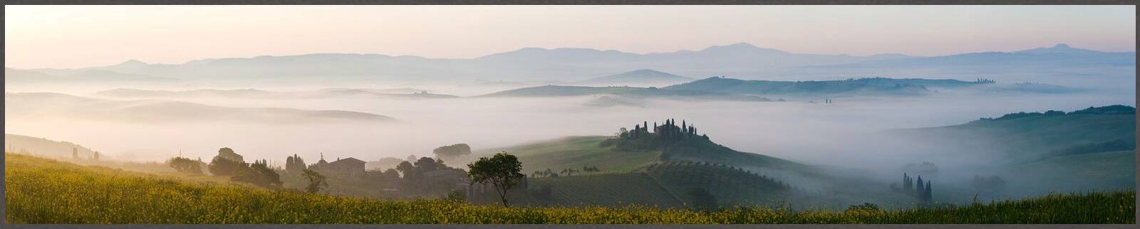 Pienza Yellow by Peter Adams - Limited Edition. Edition of: 100. Signed.