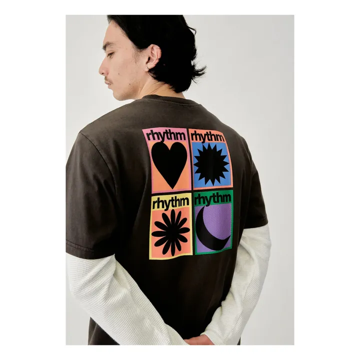 Rhythm T-shirt Factory Vintage | Noir