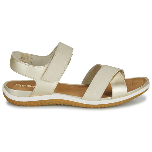Geox - D SANDAL VEGA - Beige / Doré