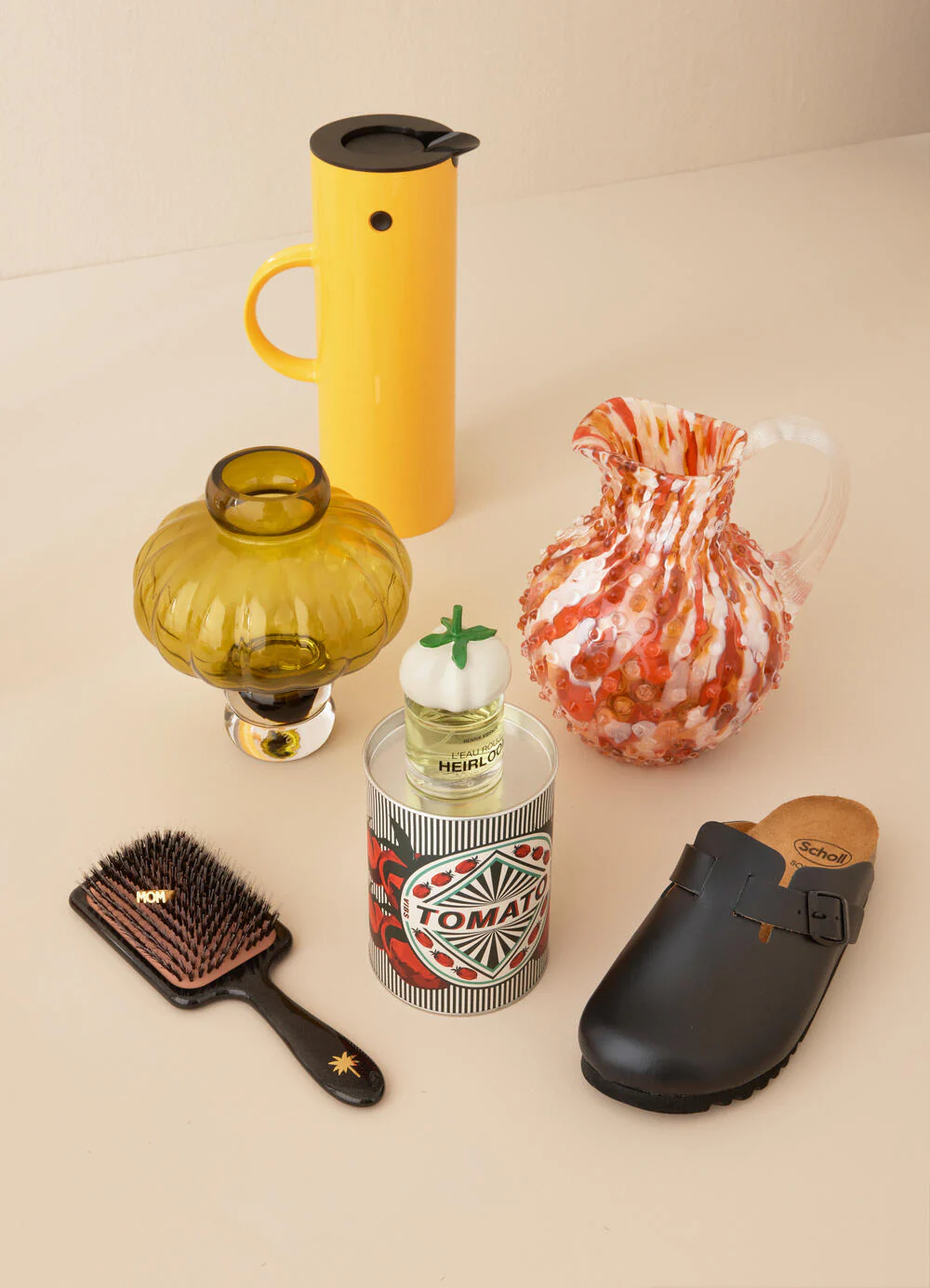 Louise Roe  Balloon vase #02, Olive - H20 cm.