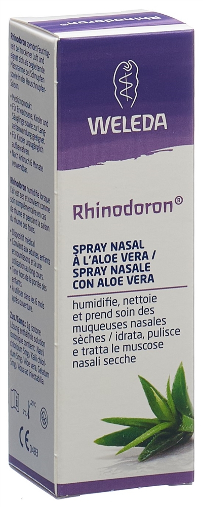 RHINODORON Nasenspray mit Aloe Vera Nasenspr 20 ml<br>20 ml, Nasenspray, Nasenspray, Lösung, mit Aloe Vera