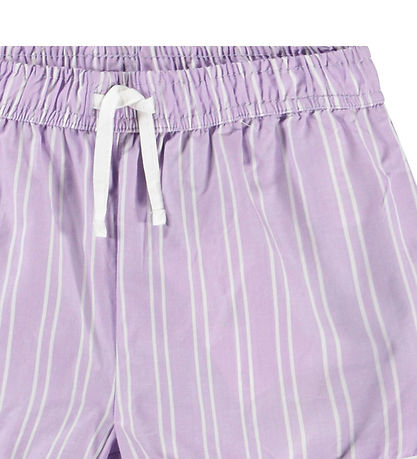 Molo Shorts - Aja - Purple Schiene Stripe