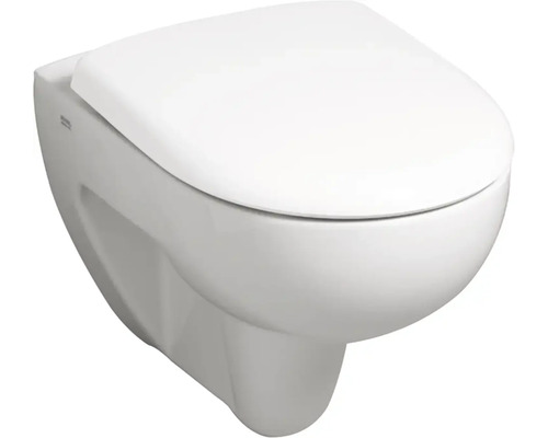 GEBERIT Renova No. 1 wandcloset, diepspoel, met rand, glanzend wit, zonder toiletzitting, 203040000