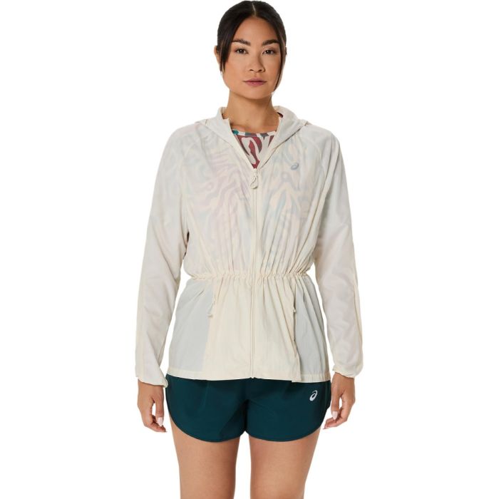 Asics Dame Jakker Road Packable Jacket Hvid
