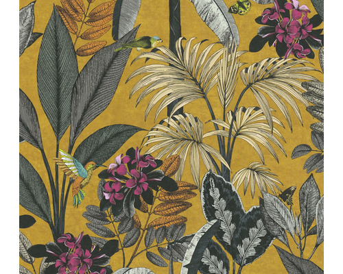 Vliesbehang 38738-1 Pint Walls Nature Leaves Yellow