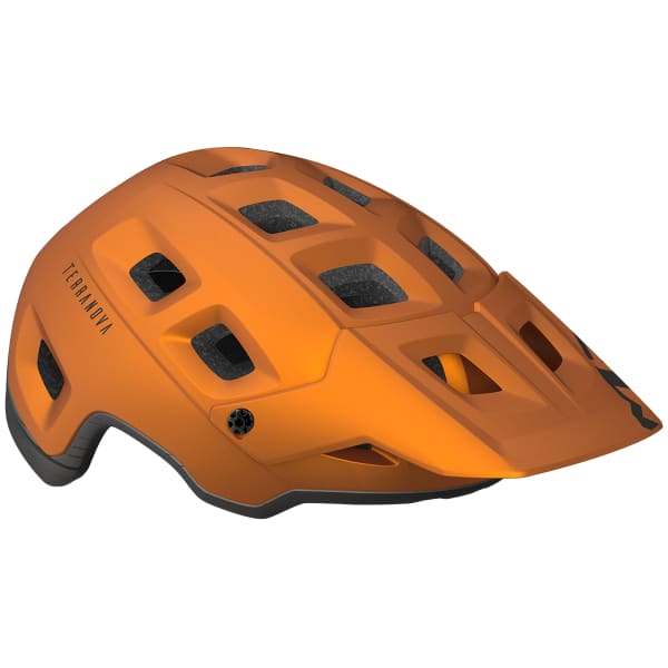 Casque VTT MET TERRANOVA CE ORANGE TITANE MÉTALISÉ MATT