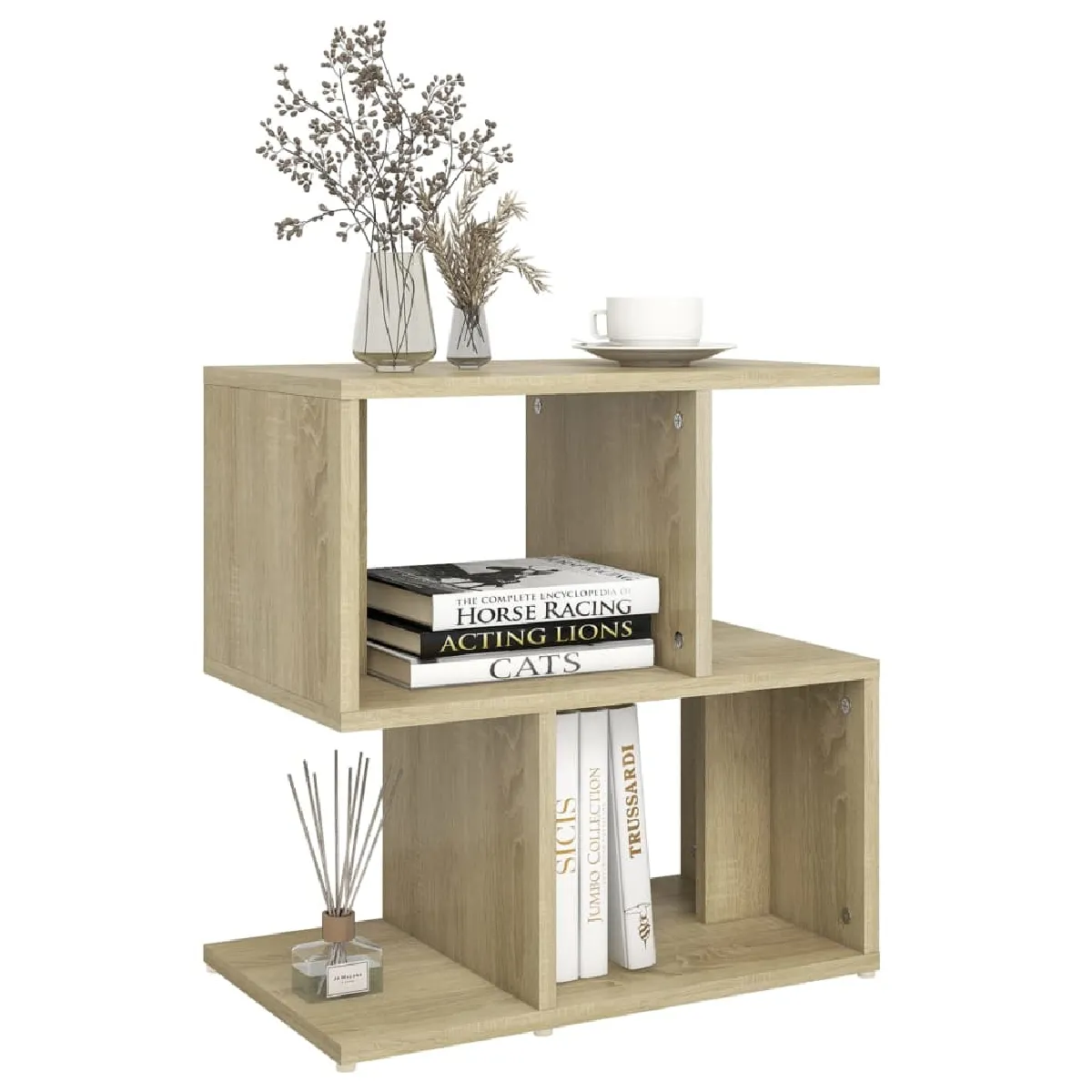 vidaXL Table de chevet chêne sonoma