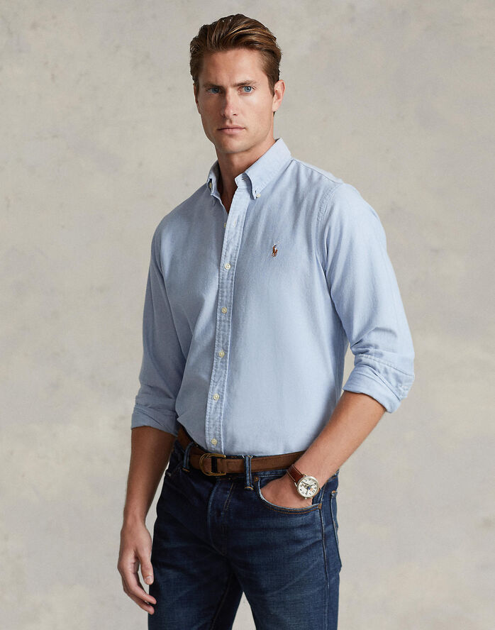 Polo Ralph Lauren Slim Fit Oxford Shirt Blå