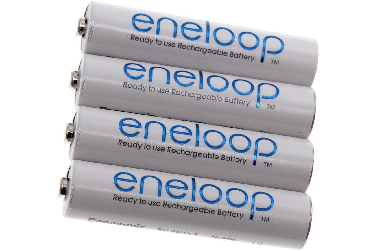 Panasonic/Sanyo Eneloop AAA 4x oplaadbare NiMH-batterijen, 750mAh