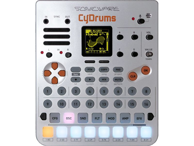Sonicware Groove-Box CyDrums Digitaler Drum-Synthesizer