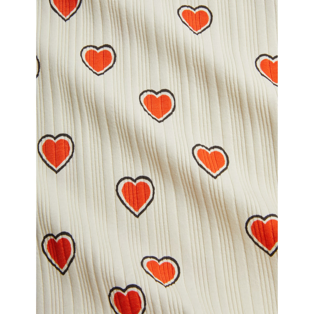 Køb Mini Rodini Offwhite Outlined Hearts AOP Baby Sæt