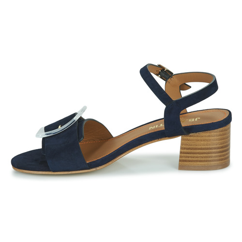 JB Martin - ELIANE - CHEVRE VELOURS MARINE