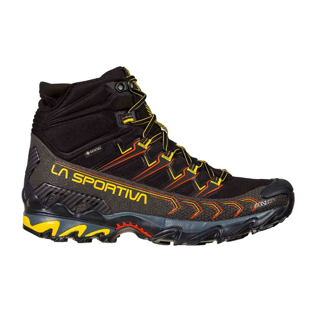 La Sportiva ULTRA RAPTOR II MID WIDE GTX - Chaussures de randonné Homme black/yellow