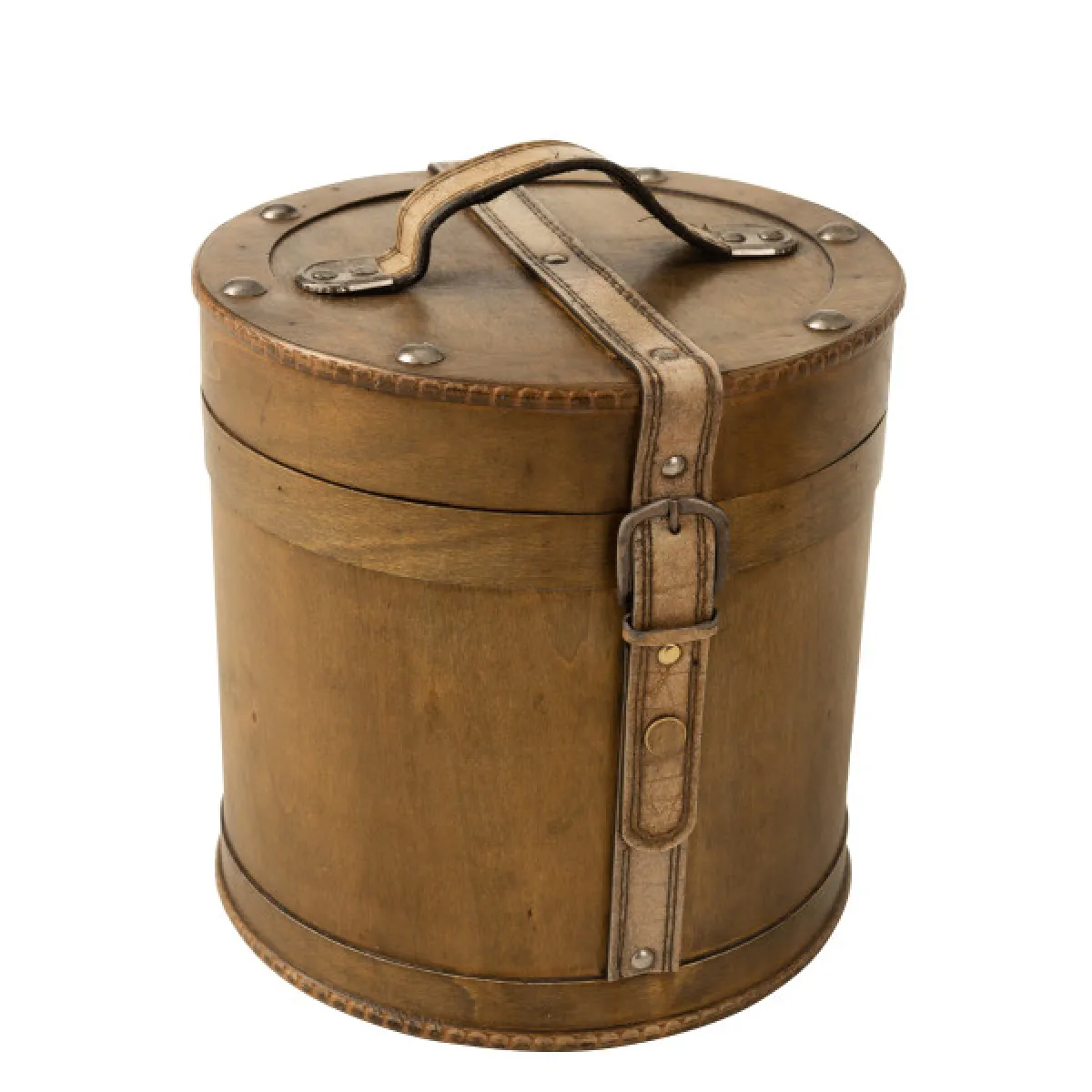 Dansmamaison Coffres Ronds Bois Beige
