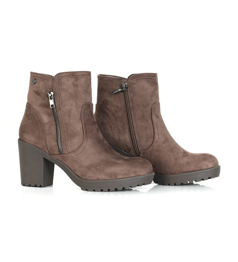 Xti Buttons 36673 taupe - Altura do salto 7cm -