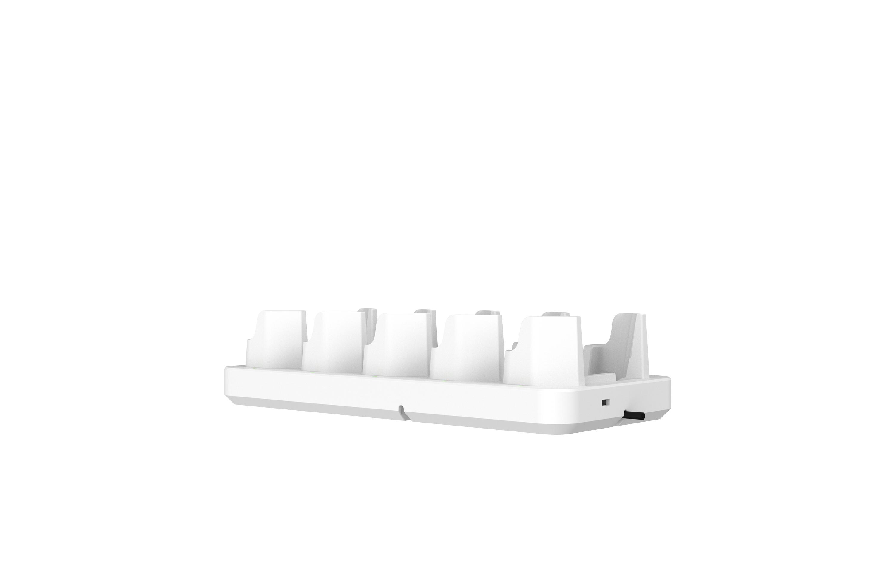 Ladestation Workflow 5 Slot Case Charger Weiss<br>USB-Ladestation zum Laden von bis zu fünf Geräten
