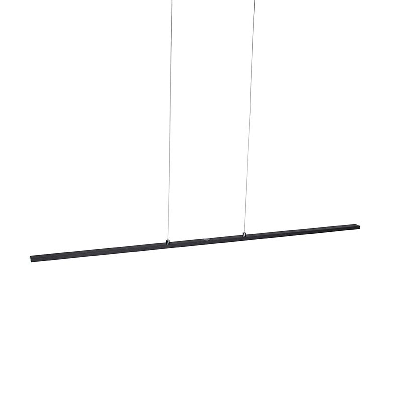 Design hanglamp zwart incl. LED met touchdimmer - Platina