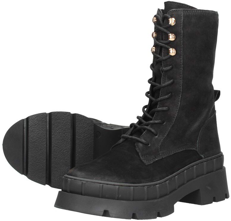 Sub55 Dames veterschoenen zwart