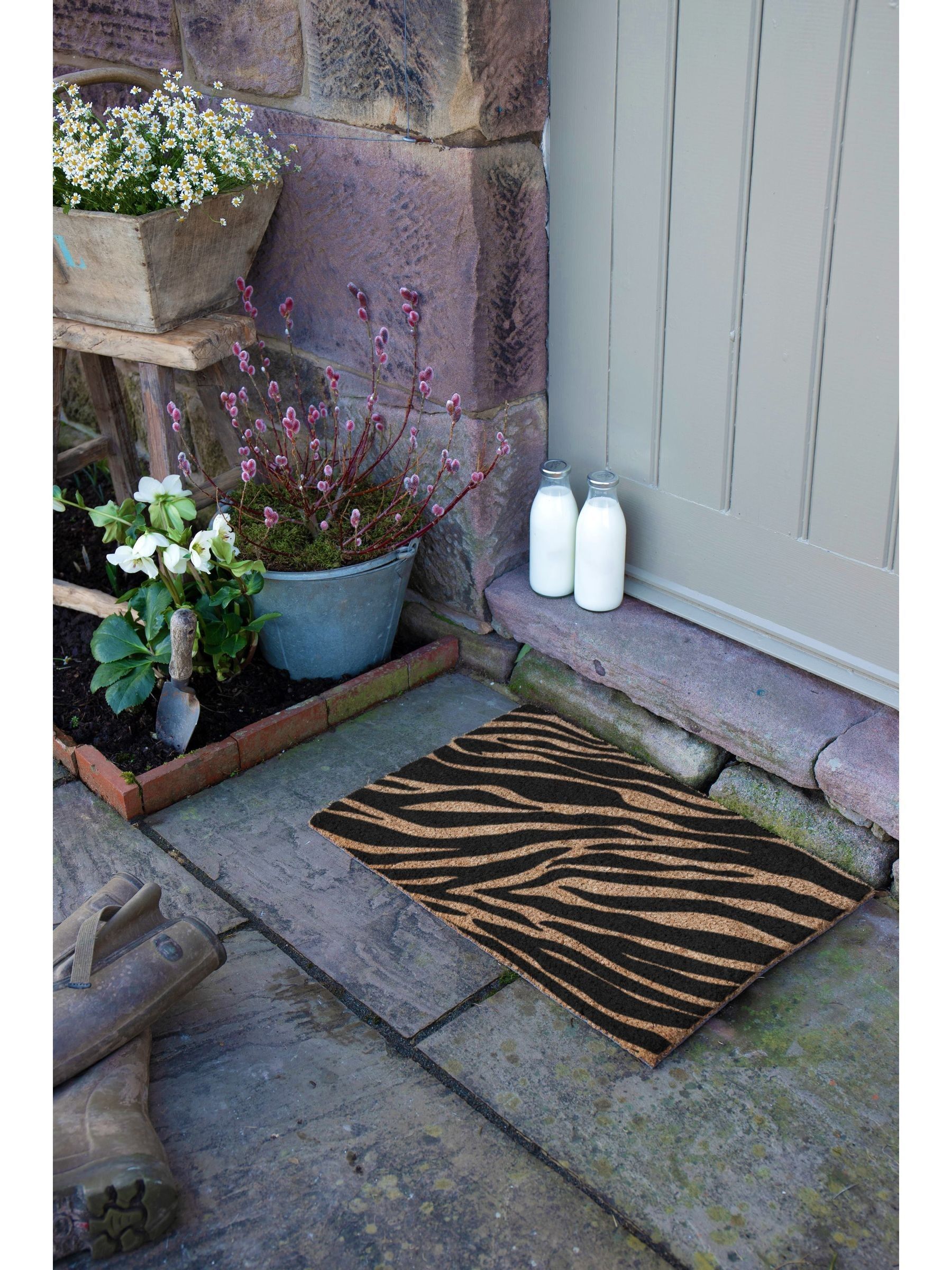 Artsy Mats Zebra Print Doormat