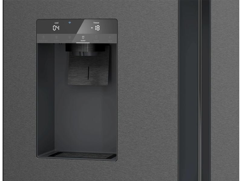 Siemens Kühl-Gefrierkombination KF96DAXEA Schwarz Kombigerät mit Kühlschrank und Gefrierschrank