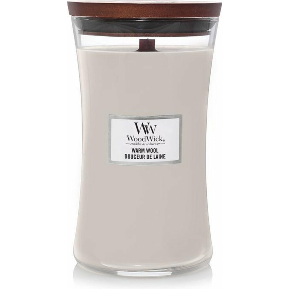 WoodWick Geurkaars Large Warm Wool611 gr