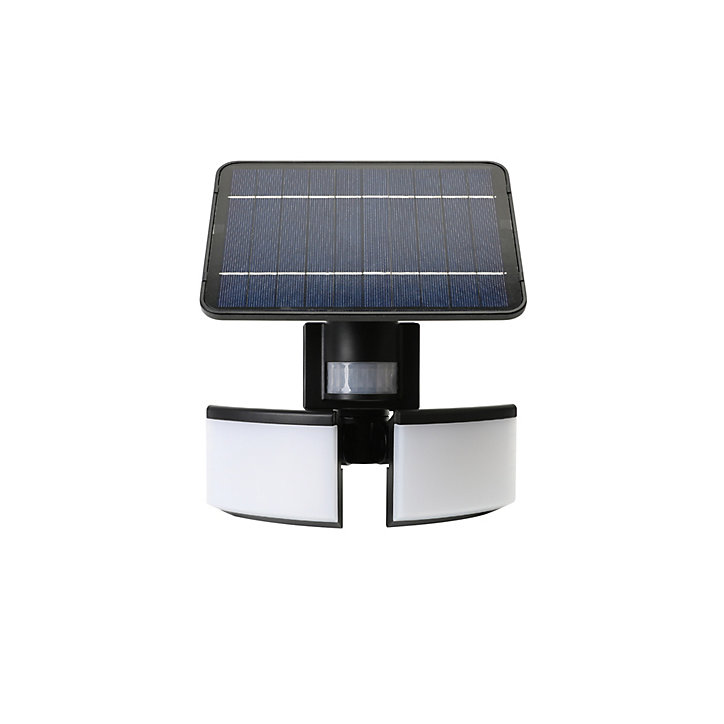Projecteur à détection solaire Argeles IP44 11W 800lm blanc froid 15,8 x 25,4 cm