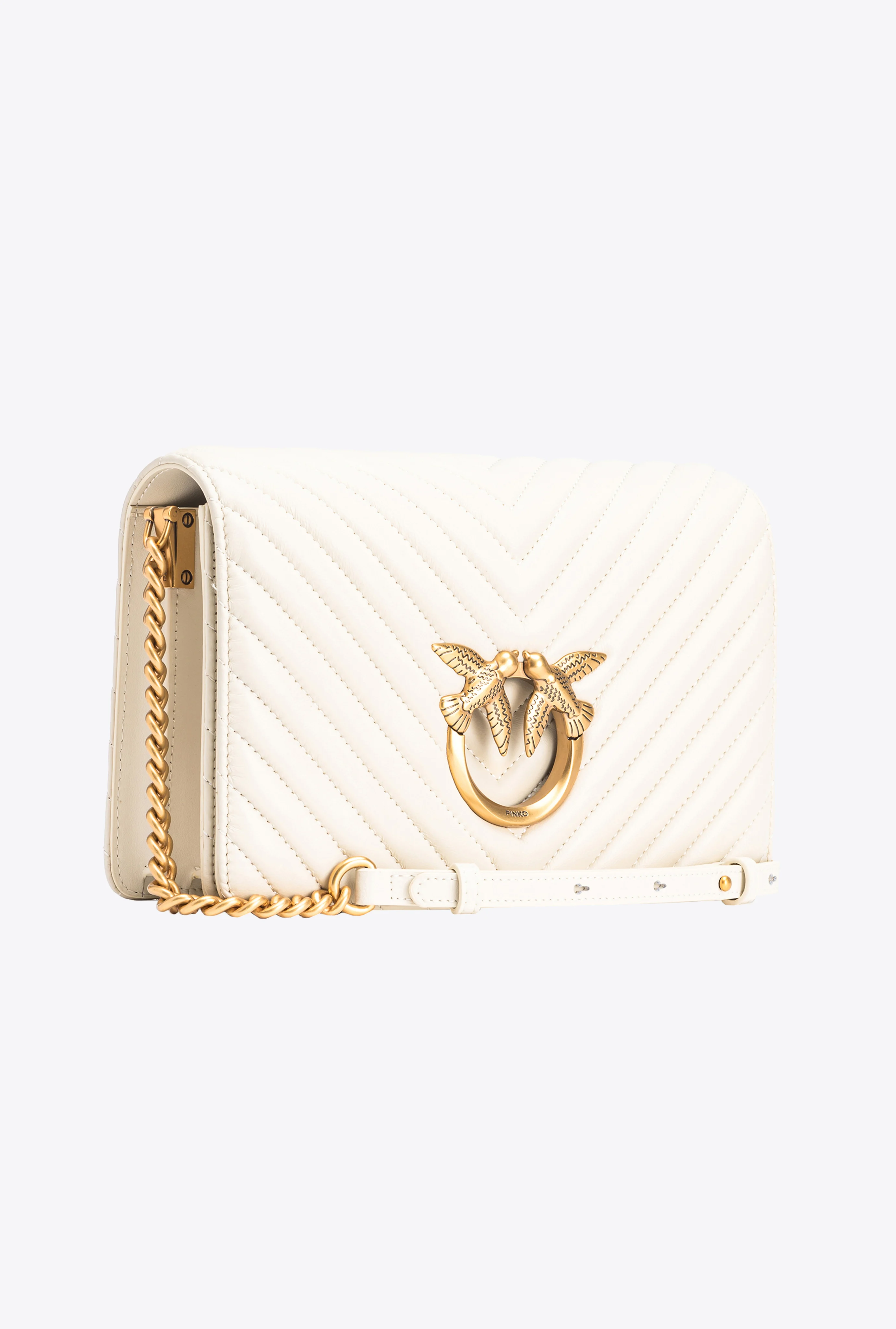 Classic love bag click | Blanc