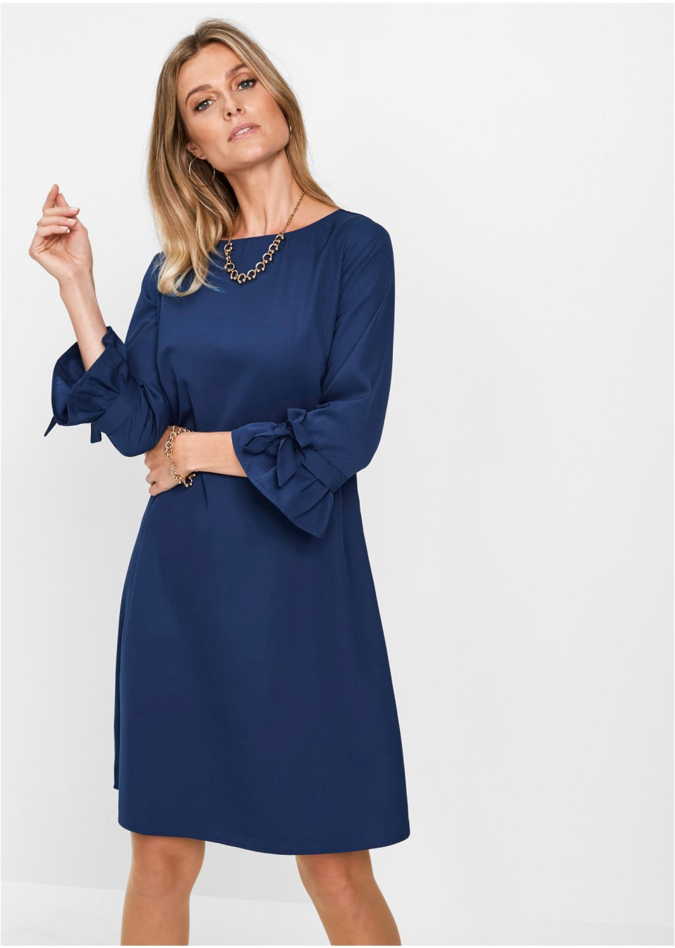 Robe-tunique, manches 3/4
