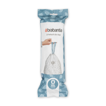 Brabantia Afvalzak Perfect Fit O 30 Liter 20 stuks