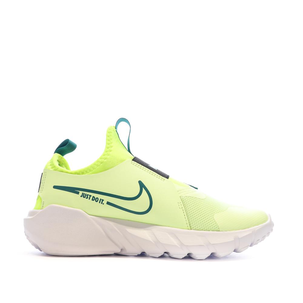 Nike Baskets Garçon Jaune Fluo Nike Flex Runner 2