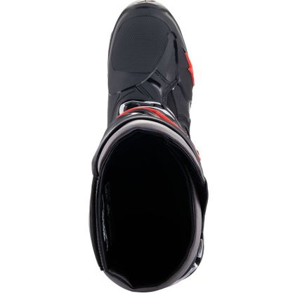 Bottes cross Alpinestars TECH 10 BLACK / RED FLUO 2023 - Noir / Rouge